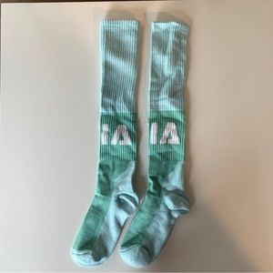 NWOT - set of 2 pairs mint green Zyia knee high socks